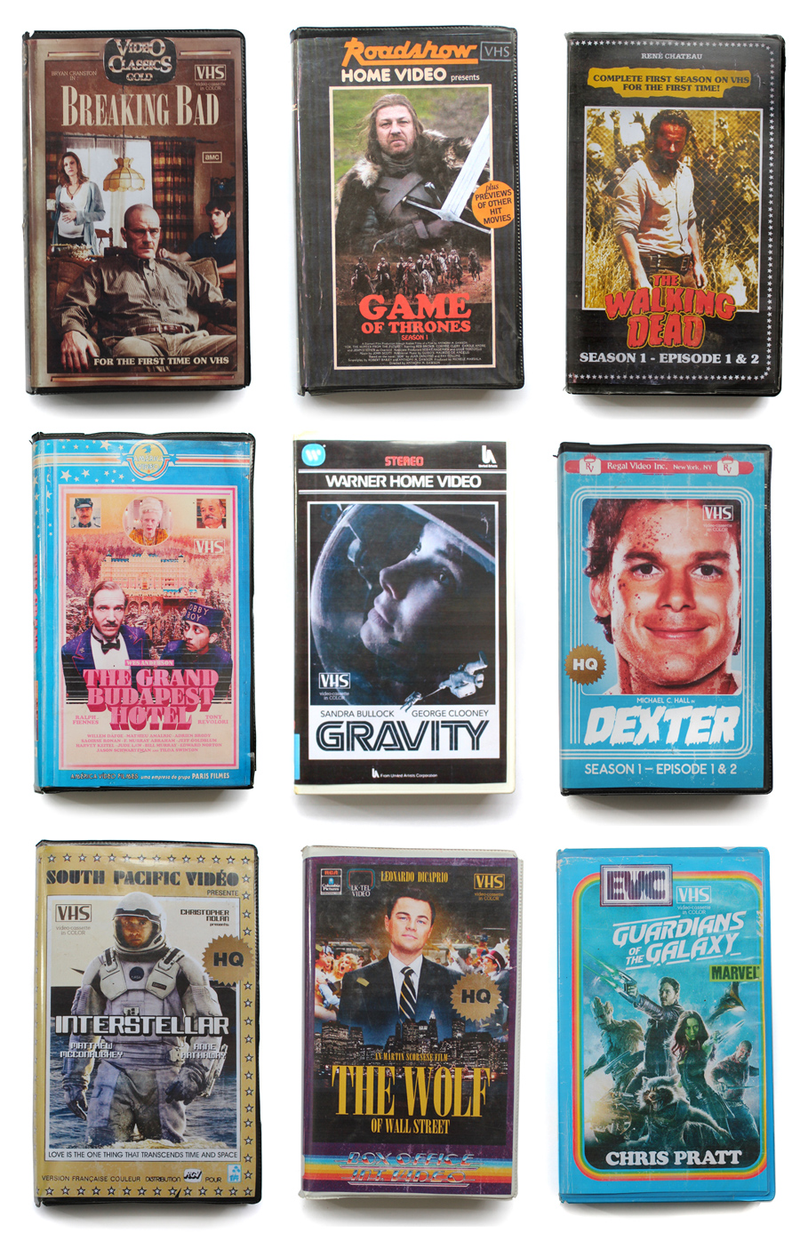 Illustration for article titled A Dude Made Fake VHS Covers for New Shows And They're So Good